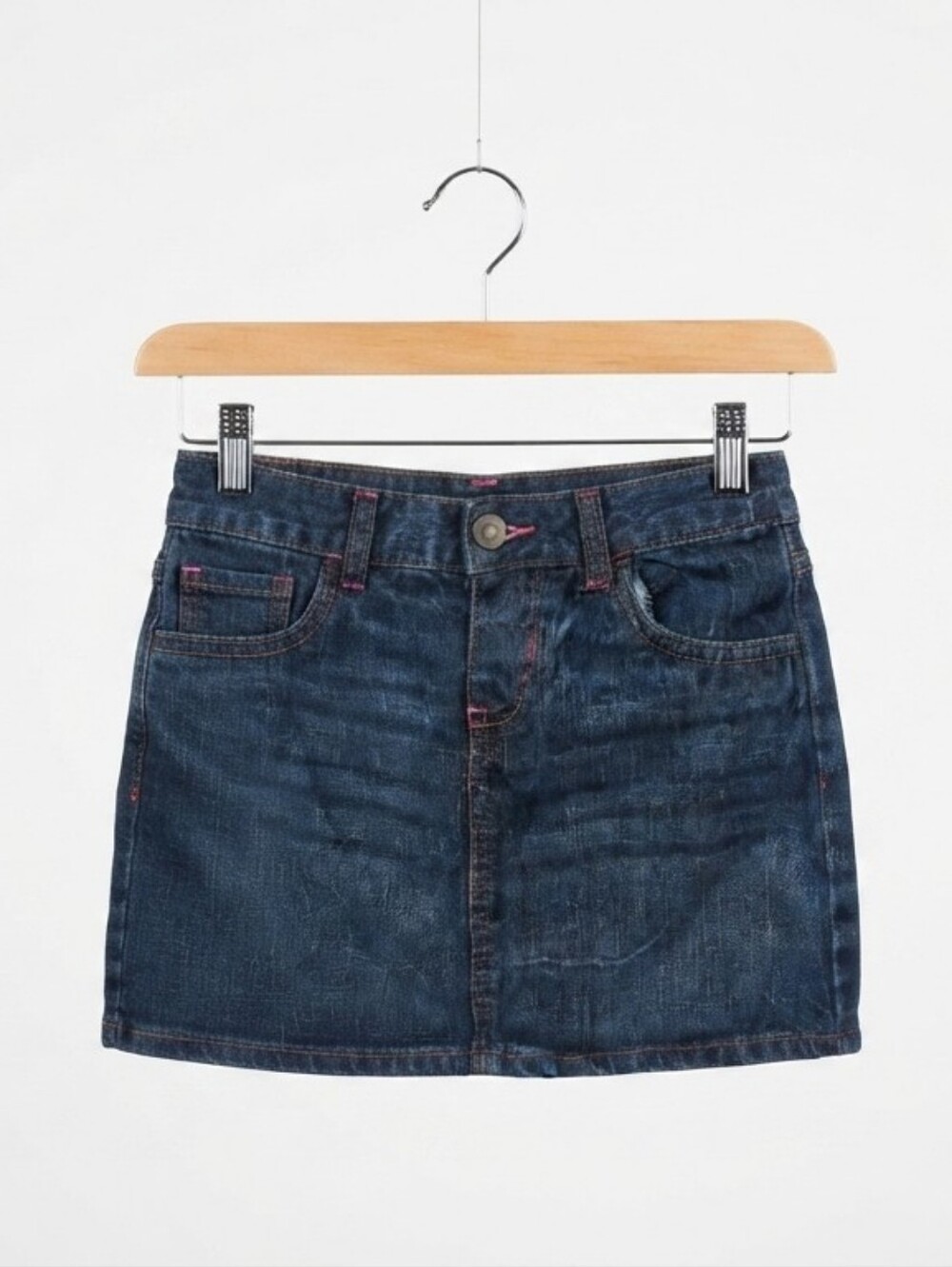 🦦5/$10🦦Healthtex Toddler Girl Size 4T Dark Wash Denim Skirt Blue Jean Skirt
